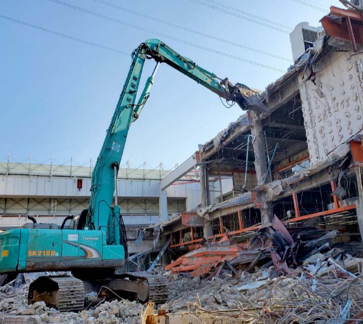 鉄骨造建物解体工事